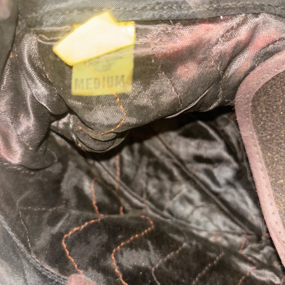 Vintage Union Made Suede Leather Russian Winter Hat Medium - Picture 10 of 14